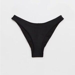 NWT Aerie Cheekier Black‎ Swim Suite Bottoms Size XXL womens